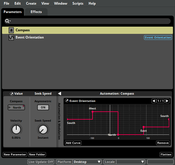 参数自动控制另一个参数