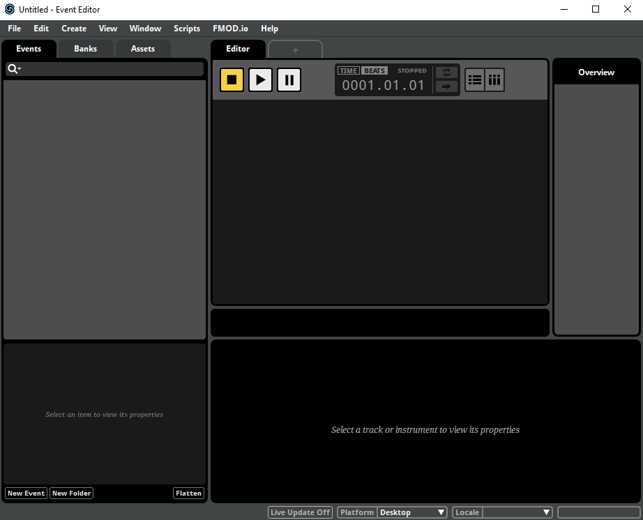 事件编辑器窗口