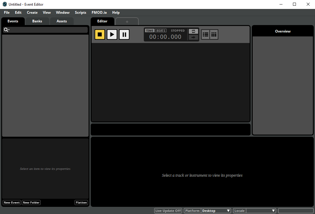 事件编辑器窗口
