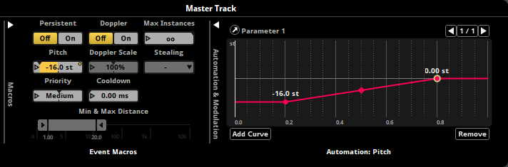 自动控制: 带自动控制点的音调