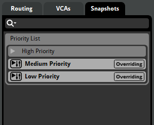 快照浏览器中的快照