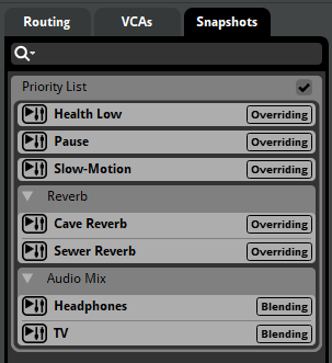 快照优先级源代码控制